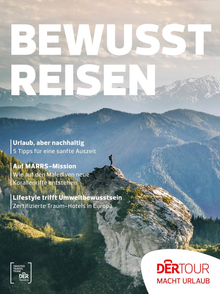 DERTOUR Bewusst Reisen Magazintitel